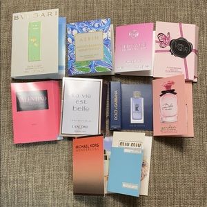 New Lots of 10 Eau de Parfume Samples For WM